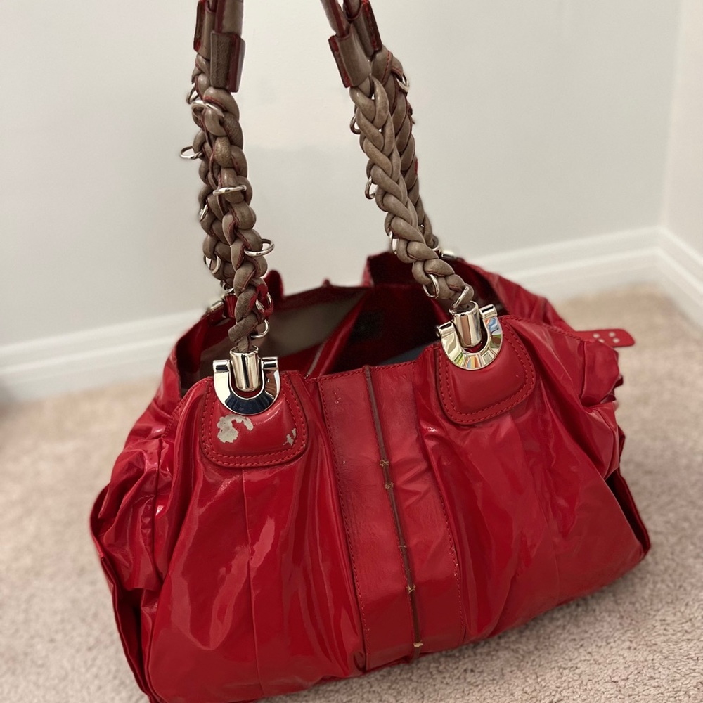 Chloé Heloise Red Shoulder Bag